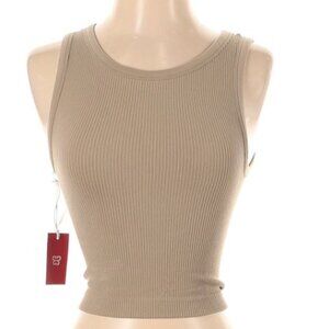 Aritzia | Sunday Best Sinchseamless Crew Tank Color Tan Size XS